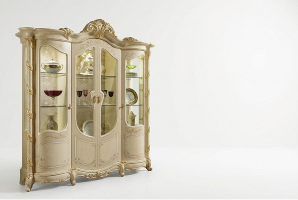 Kast vitrine eetkamer dressoir houten kasten meubels woonkamer dressoir glas