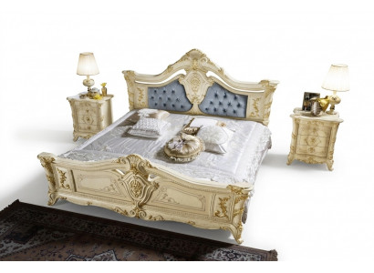 Bedden Chesterfield Meubels Leder Slaapkamer Hotel Barok Klassiek Bed Luxe