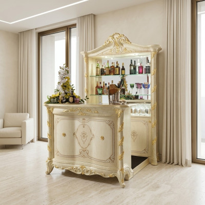 Woonkamer Ontwerper Rek Meubels Hout Huis Muur Bar Kast Barkast Vitrine