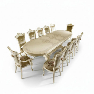 Houten meubels uit Italië Eetkamertafels Inrichting Eettafel Luxe Tafel Massief