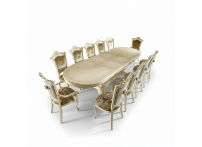 Houten meubels uit Italië Eetkamertafels Inrichting Eettafel Luxe Tafel Massief