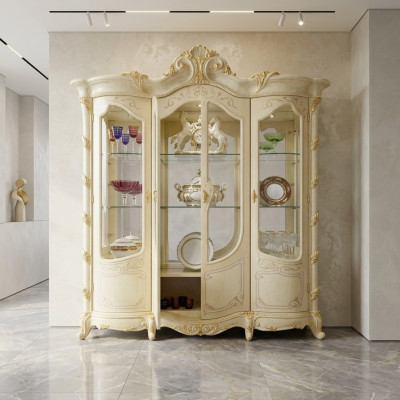 Woonkamer kijkkasten Italiaanse meubels vitrine glazen kast vitrines nieuw  Woonkamer displaykasten Italiaanse meubels vitrine glazen kast vitrines nieuw