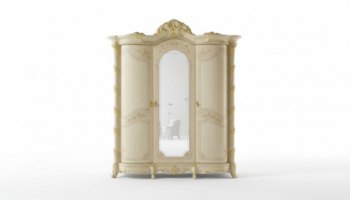 Klassieke massief houten kledingkast houten slaapkamer rek kast kast