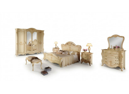 Slaapkamer Design Luxe Set Bedden Sets Bed Nachtkastje Kledingkast 7-delig.