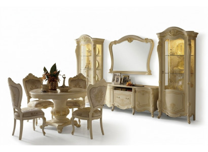 Woonkamerkast set 4-delig. Woonwand hout 2x vitrine Woonkamer compleetset.   Woonkamer kastenset 4-delig. Woonwand hout 2x vitrine Woonkamer complete set.
