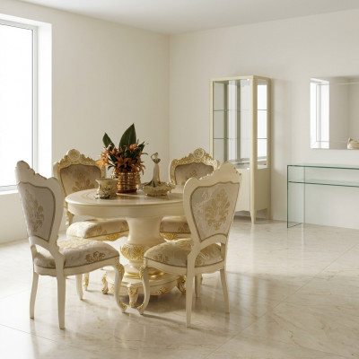 Eetkamer set tafel + 4 stoelen eetkamerstoel set tafel groep garnituur 5-delig.