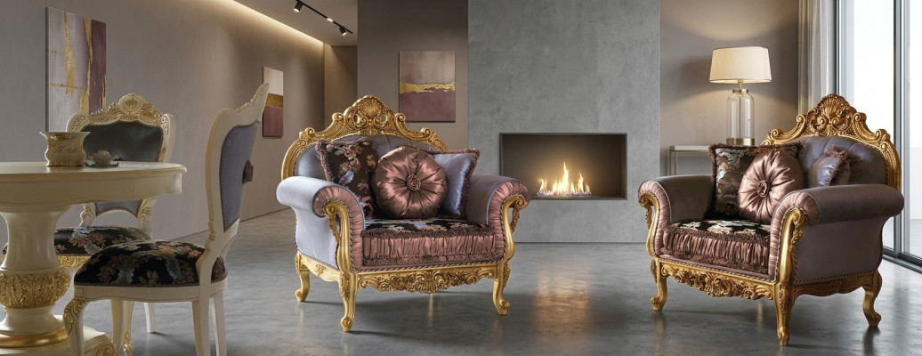 Art-deco design fauteuil textiel woonkamer lounge Nieuwe luxe design meubels stoelen.