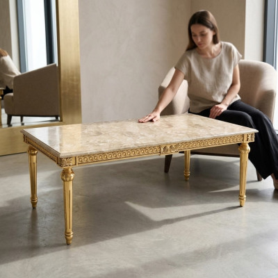 Salontafel Bijzettafels Woonkamer Rechthoekig Koffie Luxe Design Couch Tafel