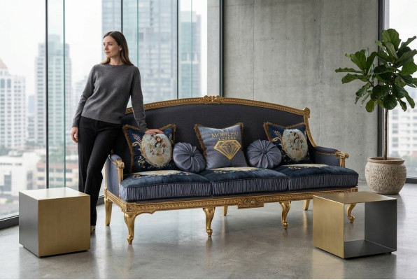Banken Bankstellen Zitcombinaties Design Club 3-zits Bank Bekleding 3-zits Textiel
