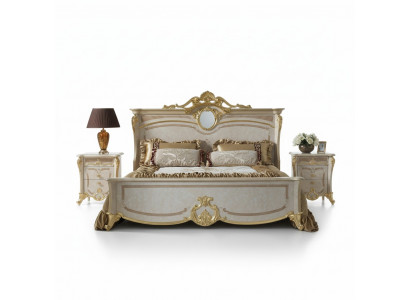 Bed Slaapkamer Bedden Tweepersoonsbed Bedframe Hotel Design Bekleding Luxe Meubels