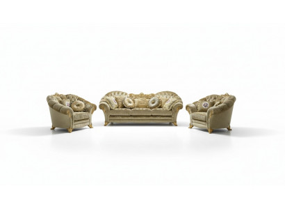 Bankstel 3+1+1 Zitsbanken Bankstel Bekleding Set Meubels Banken Stof Nieuw