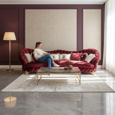 Eckbank Bekleding Bank Banken Zit Meubelen Hoekbank Bankstellen Woongroep Ronde.