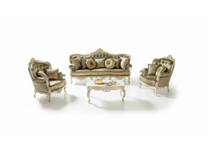Bankstel 3+1+1 zits set designbanken gestoffeerde banken relaxbank bank nieuw