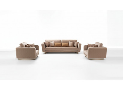Bankstel 3+1+1 zit set Design Bank Beklede Banken Bank Klassiek 3-delig.