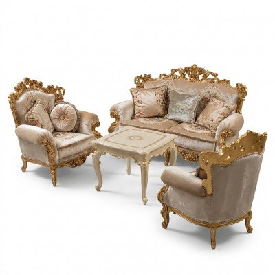 Bankstel 3+1+1 zits set Bank Bekledingstof Bankstel Relax Woonkamerset Nieuw