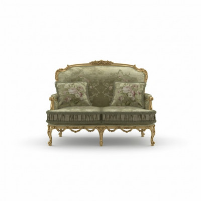 Bank 2-zits klassieke banken luxe meubels banken bekleding bank nieuw tweezitter.