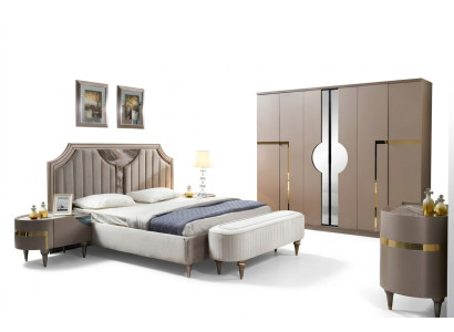 Meubels Modern Luxe Bedden Nieuw Bed 2x Nachtkastje 3 delig Slaapkamer Set Design