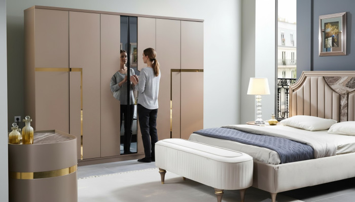 Kledingkast Luxe Kast Slaapkamer Meubels Italiaanse Stijl Houten Kasten