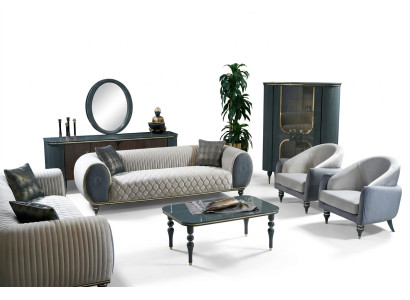 Ontwerp Bankstellen Gestoffeerde Banken Stof Relax Moderne Bankstel 3+1+1 Zits Set