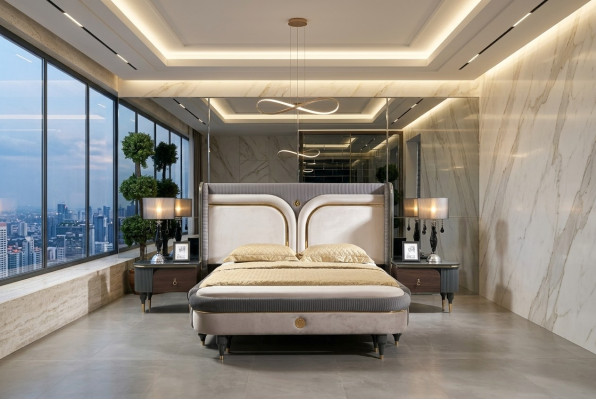 Luxe bedframe Bedden Dubbel Bedframe Design Meubels Bed Huwelijkshotel Modern