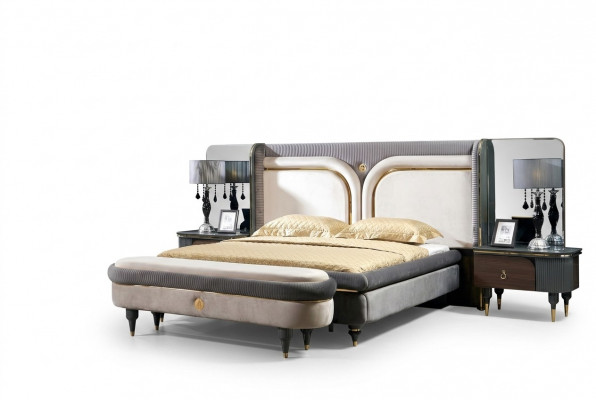 Ontwerp Luxe Poef Bekleding Modern Textiel Relax Bijzettafel Sofa Italiaanse Stijl