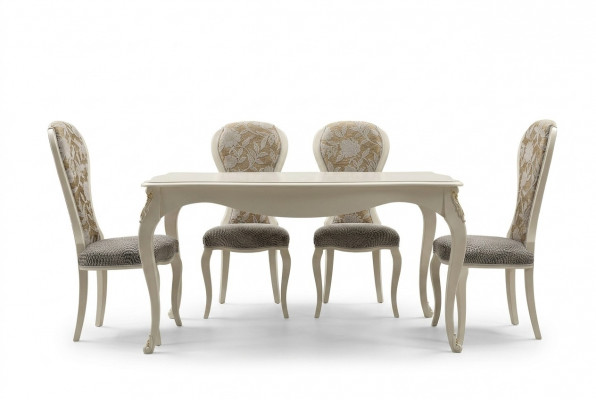 Klassieke tafel Houten tafel Barok Rococo Eetkamer Koninklijke eettafel