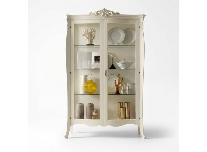 Vitrine Massief Houten Meubels Glazen Kast Kasten Vitrines Woonkamer Dressoir Nieuw