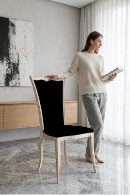 Luxe 1x stoel eetkamerstoel keukenstoelen woonkamerstoel gestoffeerde stoel stoel