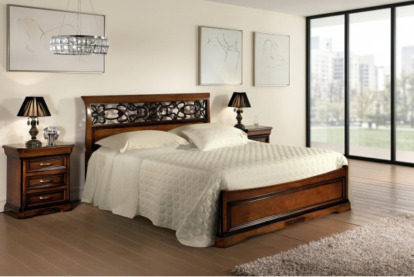 Bedden meubels voor slaapkamer tweepersoonsbed houten bed designbed Vaccari cav giovanni
