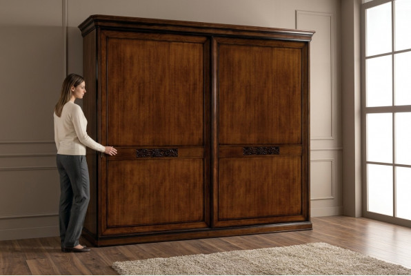 Kledingkast Slaapkamer Kledingkast Houten meubels Barok klassiek Meubels Nieuw