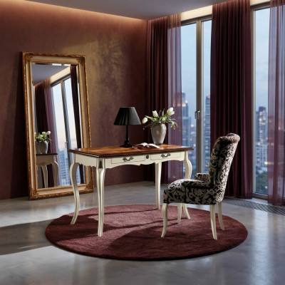 Stoel met armleuning Eetkamerstoel Hout Eetkamerstoelen Design Fauteuil Art deco