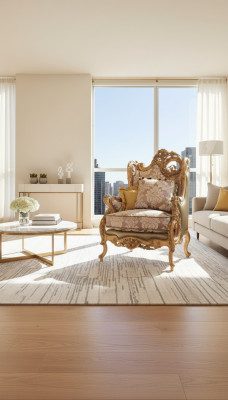 Fauteuils Bankstellen Bank Poster Klassiek Stof Klassieke Luxe 1-Zitsbank Meubels