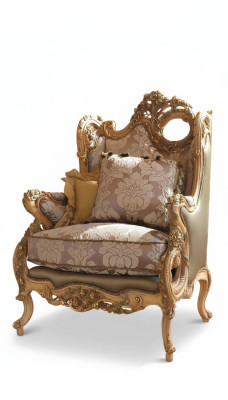 Fauteuils Bankstellen Bank Poster Klassiek Stof Klassieke Luxe 1-Zitsbank Meubels