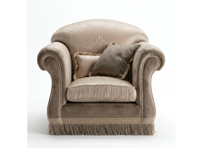 Armstoel Bank Bankstel 1-zits Designer Bankstellen Club Art deco Bekleding TV-lounge