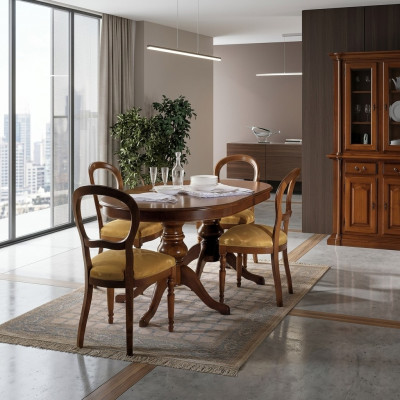 Tafel Houten tafel Barok Rococo Eetkamer Koninklijke eettafel Klassieke tafel