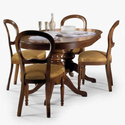 Tafel Houten tafel Barok Rococo Eetkamer Koninklijke eettafel Klassieke tafel