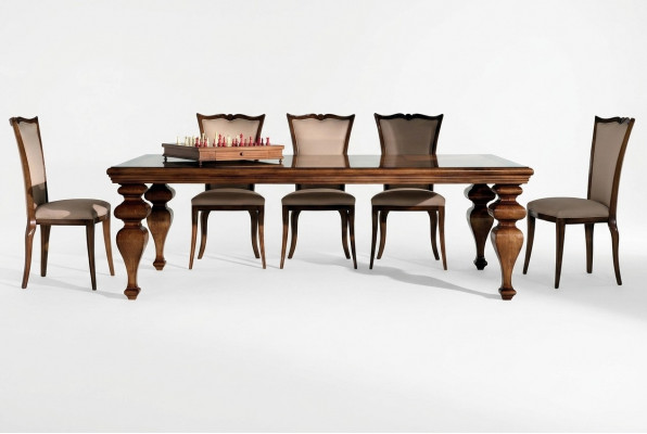 Tafel Meubels Eettafel Natuurlijk hout Retro stijl Eetkamer Woonkamer Eettafels Hout