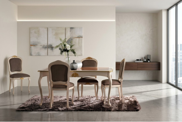 Garnituur tafel eetgroep 5-delig. Tafel eetset eettafel 4 x stoel set groep