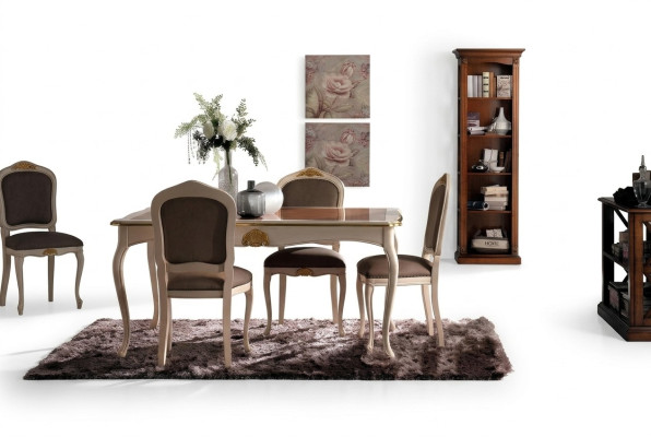 Garnituur tafel eetgroep 5-delig. Tafel eetset eettafel 4 x stoel set groep
