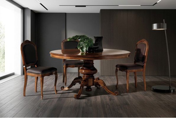 Klassieke eettafel Tafel Ronde tafels Ronde barok rococo meubels Ronde tafels Nieuw