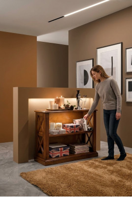 Boekenkast bruine vitrinekast Boekenkast vitrine Boekenkasten Nieuw