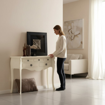 Console meubels hout telefoon bijzettafel Italiaanse tafels console sideboard nieuw.
