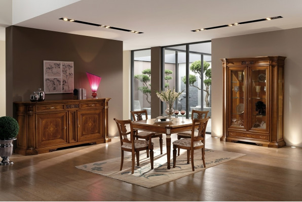 Luxe set eetkamer eettafel stoel XXL tafel tafels stoelen hout design 7 delig Nieuw