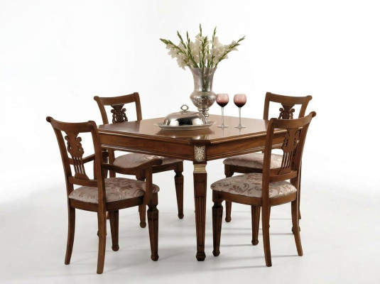 Luxe eettafel Uitschuifbare tafel Houten tafels Modern eetkamerontwerp Italië