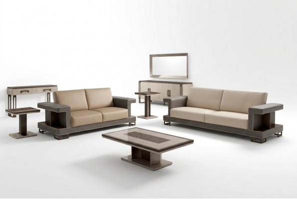 Bankstel 3 2-zits set Design Bank Bekleding Banken Bank Modern Luxe Nieuw