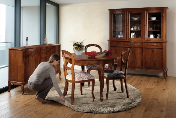ronde tafel stoelen 4-delige eetkamerset houten tafel eetkamerstoel eettafelgroep