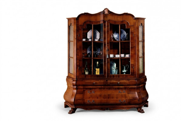 Vitrine 2 deurs kast Vitrines Woonkamer kasten Nieuwe Meubels Meubels Glas Italië