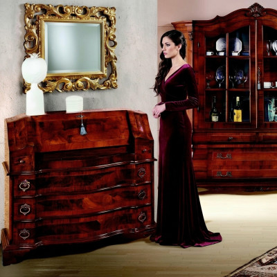 Ladenontwerp Ladenrek Houten kast Sideboard Consolekasten Meubels Bruin Nieuw