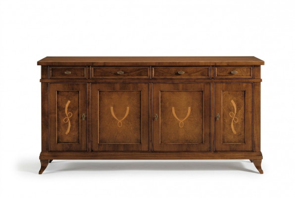 Dressoir commode houten design kast laden klassieke kasten meubels hout nieuw