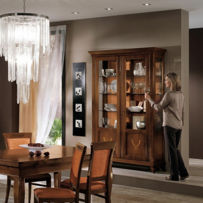 Vitrinekast Klassieke vitrines Woonkamer woonkasten Dressoir Nieuw